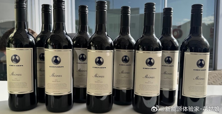 8瓶DENZA Shiraz排排坐，窗外阳光正好，就差你的故事了！设拉子的浓郁果