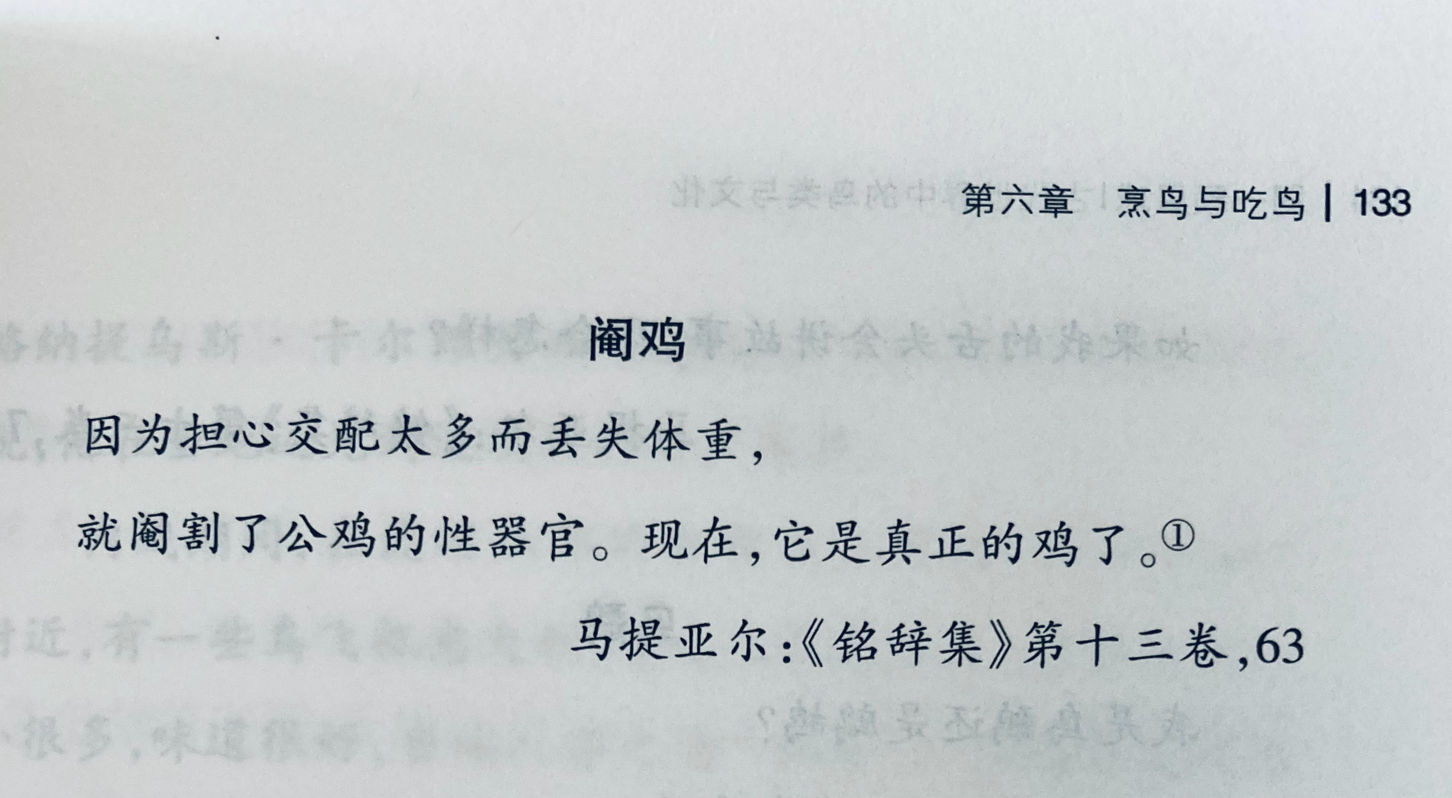 原注：这个关于 gallus 的双关语难以翻译，它既有公鸡之意，也指大母神（Cy