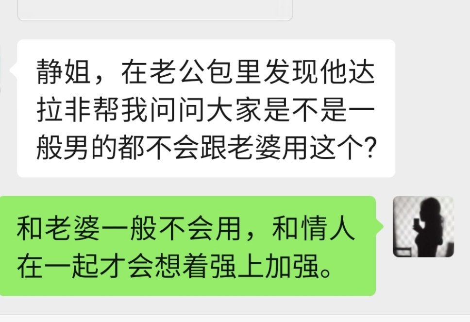 男人们，你们是不是一般不会跟老婆用他达拉非？和情人才用？ 