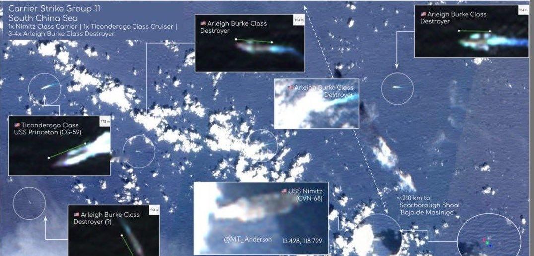 中国海军5对4围观四国舰队演习强势围观也是需要实力的，参与围观的肯定都是高手。南