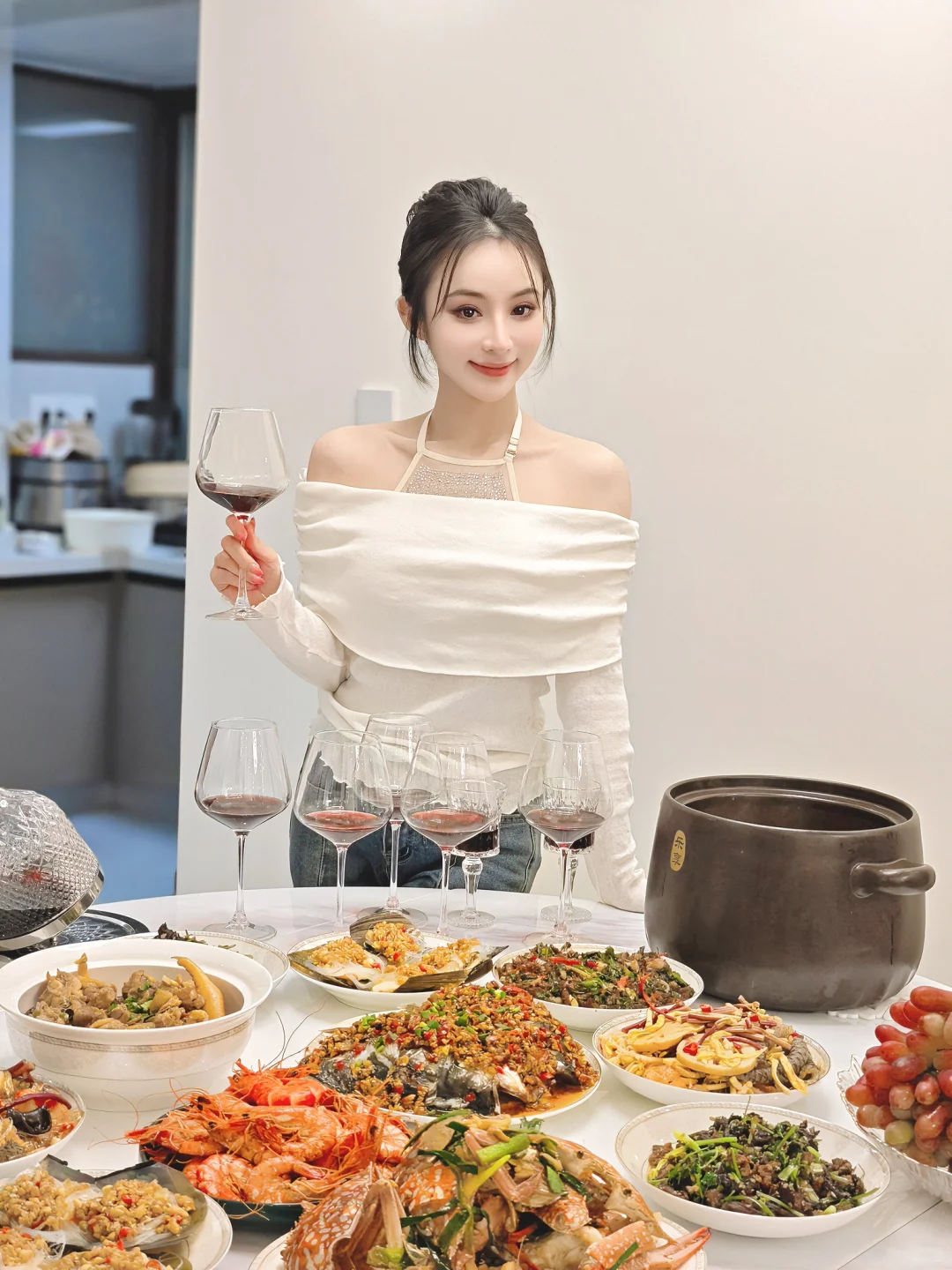 朋友朴实无华的家宴
