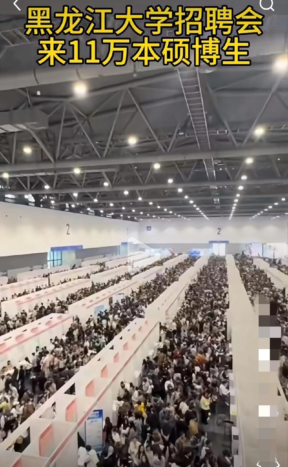 黑龙江秋招会火热进行中，
11万本硕生求职就业
声势浩大，一眼望去，全是高材生！