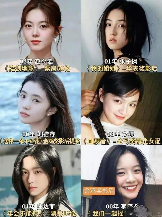 00后双top 李庚希拿下金鸡奖影后，成为金鸡最年轻影后，张子枫前两年就拿下过华