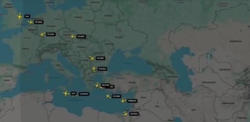 【紧张局势加剧。美国继续向中东部署数百架飞机。 其中包括战斗机、重型运输机、侦察