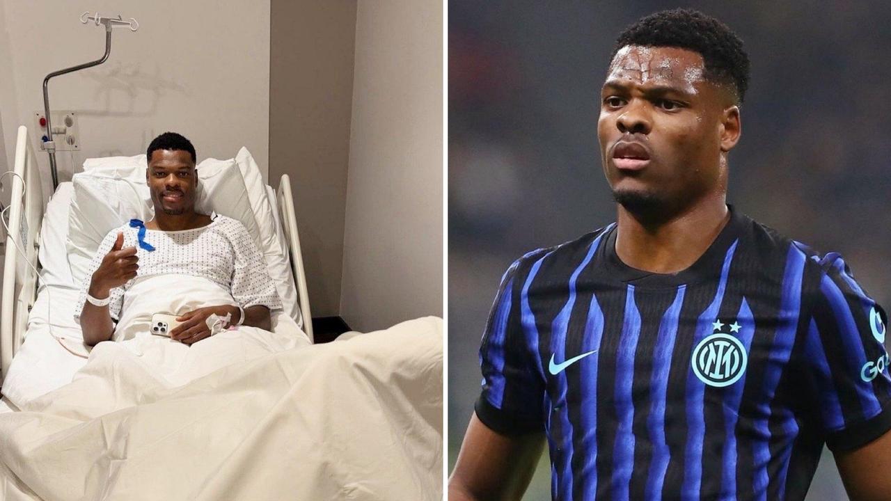 国际米兰官方消息，邓弗里斯接受了左脚踝稳定性修复手术。
球员接下来将按照既定计划