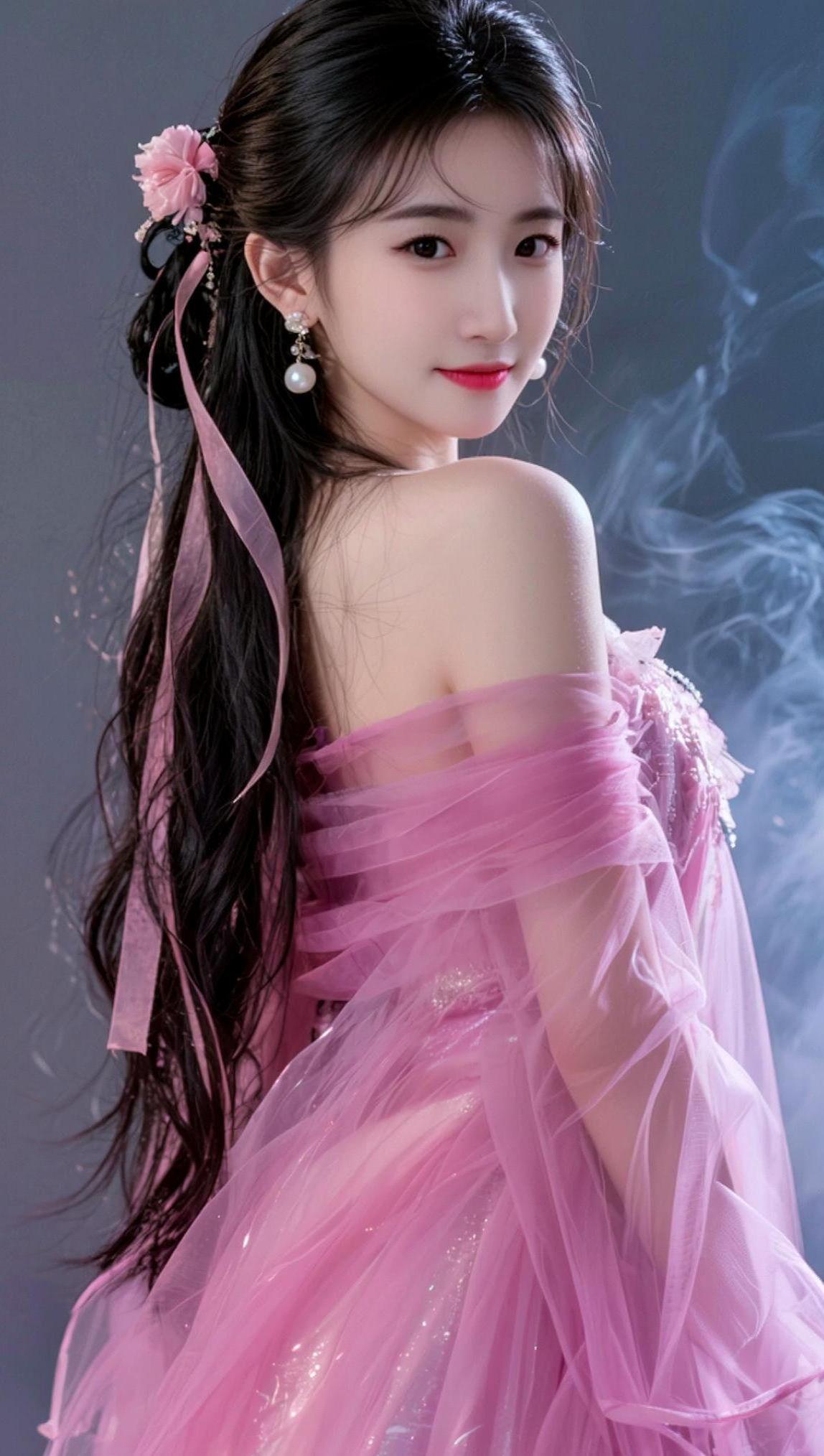 AI粉纱氛围感写真