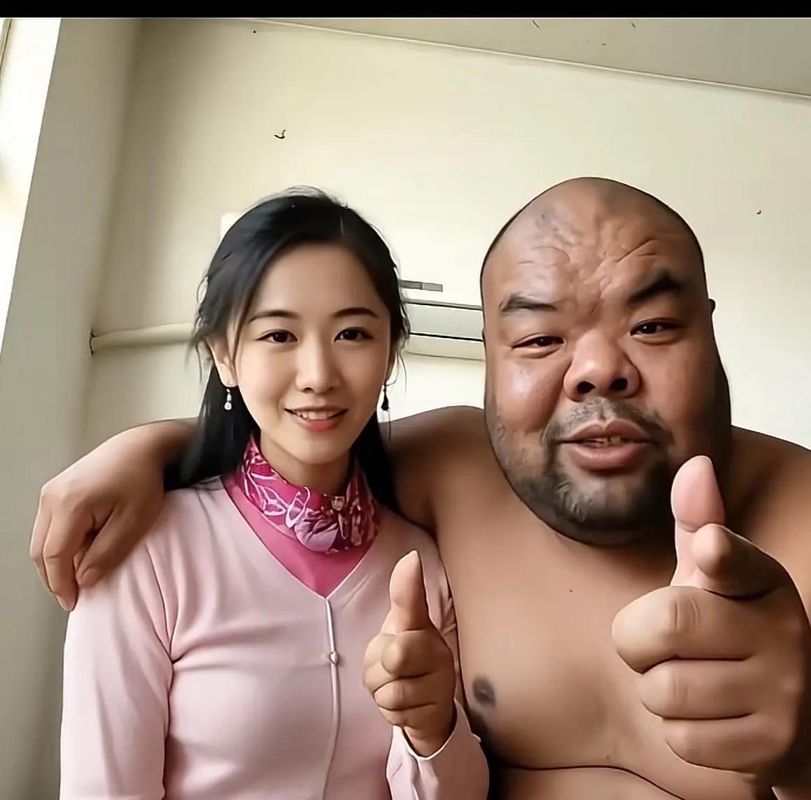 光头、浓须、皮肤黝黑、身材壮实，最近这个叫“铁蛋”的男人，靠对口型《你有没有真的