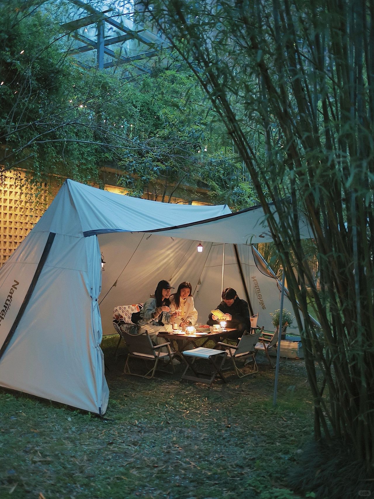 武汉首家⛺️藏在竹林的露营餐厅酒馆💰人均80