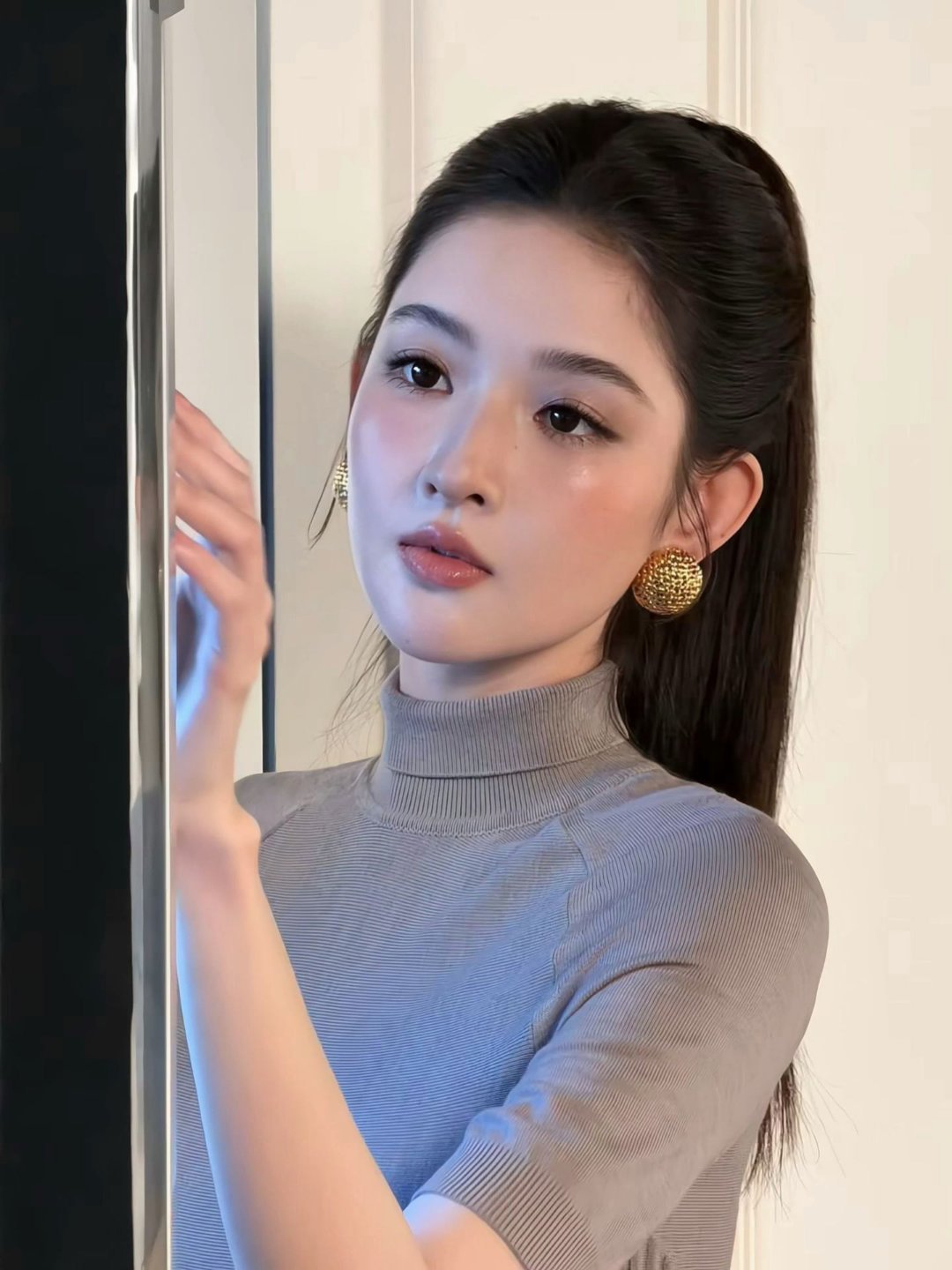 出自同一名化妆师之手 太权威了美的跟建模一样 