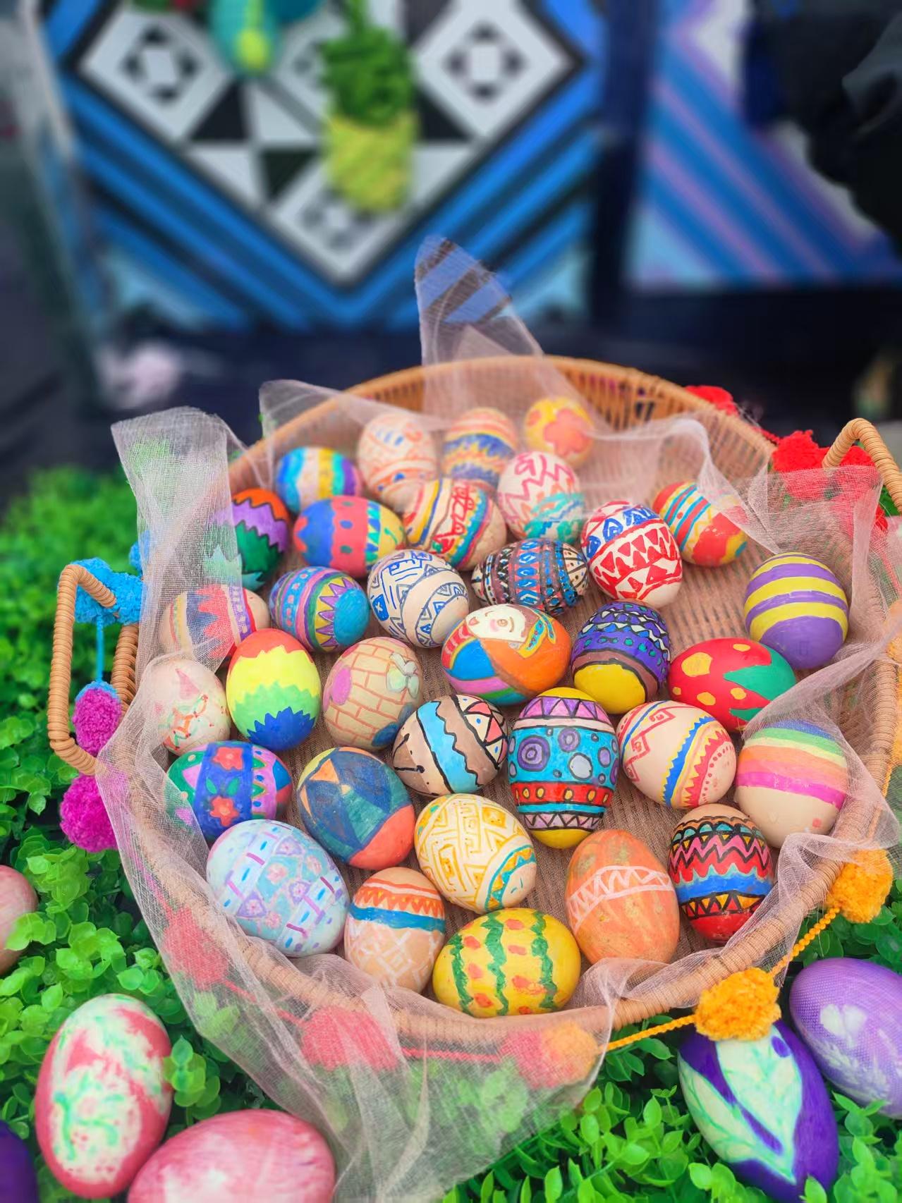 晒图笔记大赛大化瑶族自治县“三月三”彩绘鸡蛋