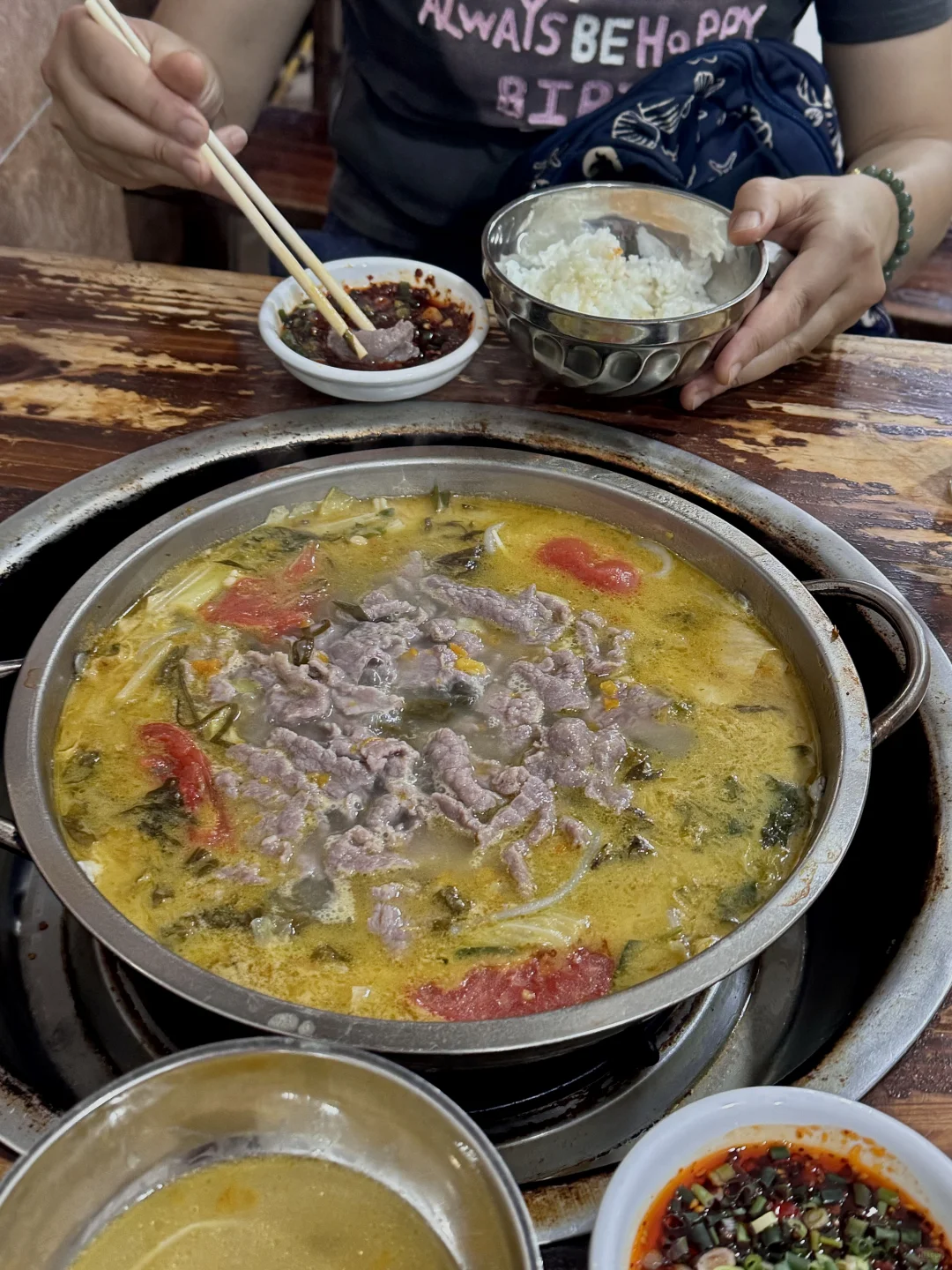 乐山让我念念不忘的酸汤牛肉🥹🥹（人均20！！）