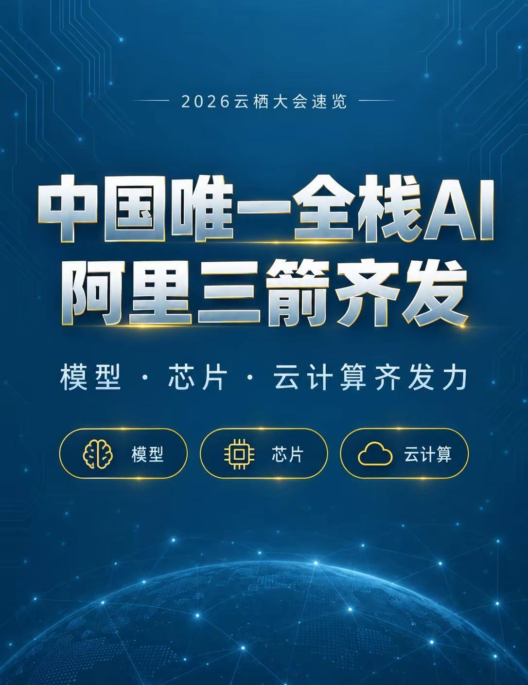📊3张图看懂2026云栖大会！。2026云栖大会开幕，3张图带你速览阿里全栈A