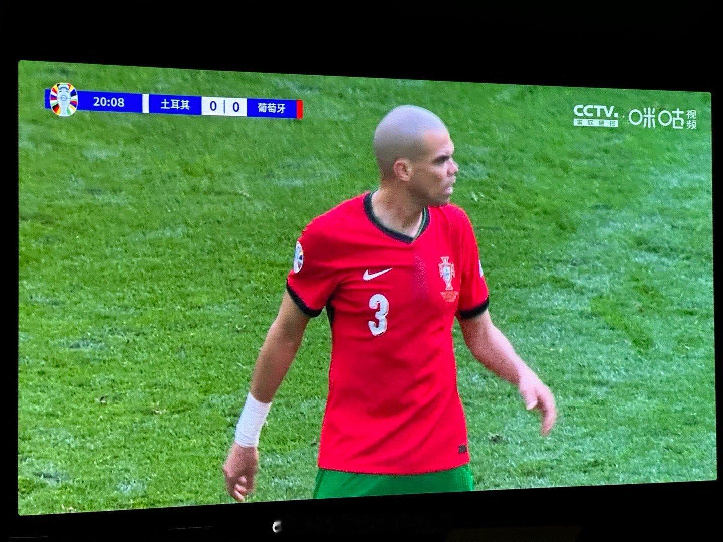 还得是佩大师，后防线有这个男人就稳了！#土耳其vs葡萄牙# ​​​