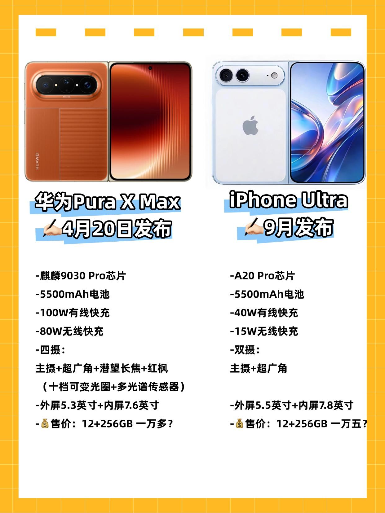 对比苹果折叠屏，国产真的不输！
今天，华为Pura X Max已经是官宣定档了，