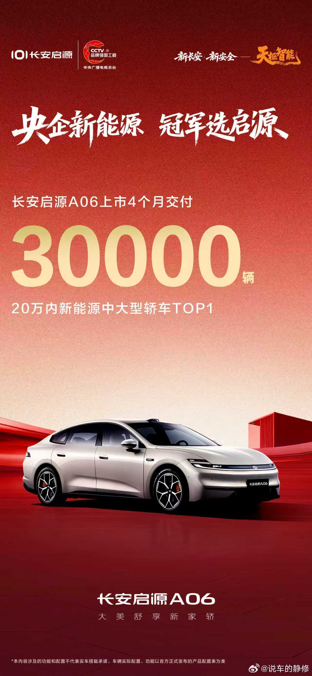 长安启源全新Q053月交付12600辆环比增长188.3%长安启源A06上市4个