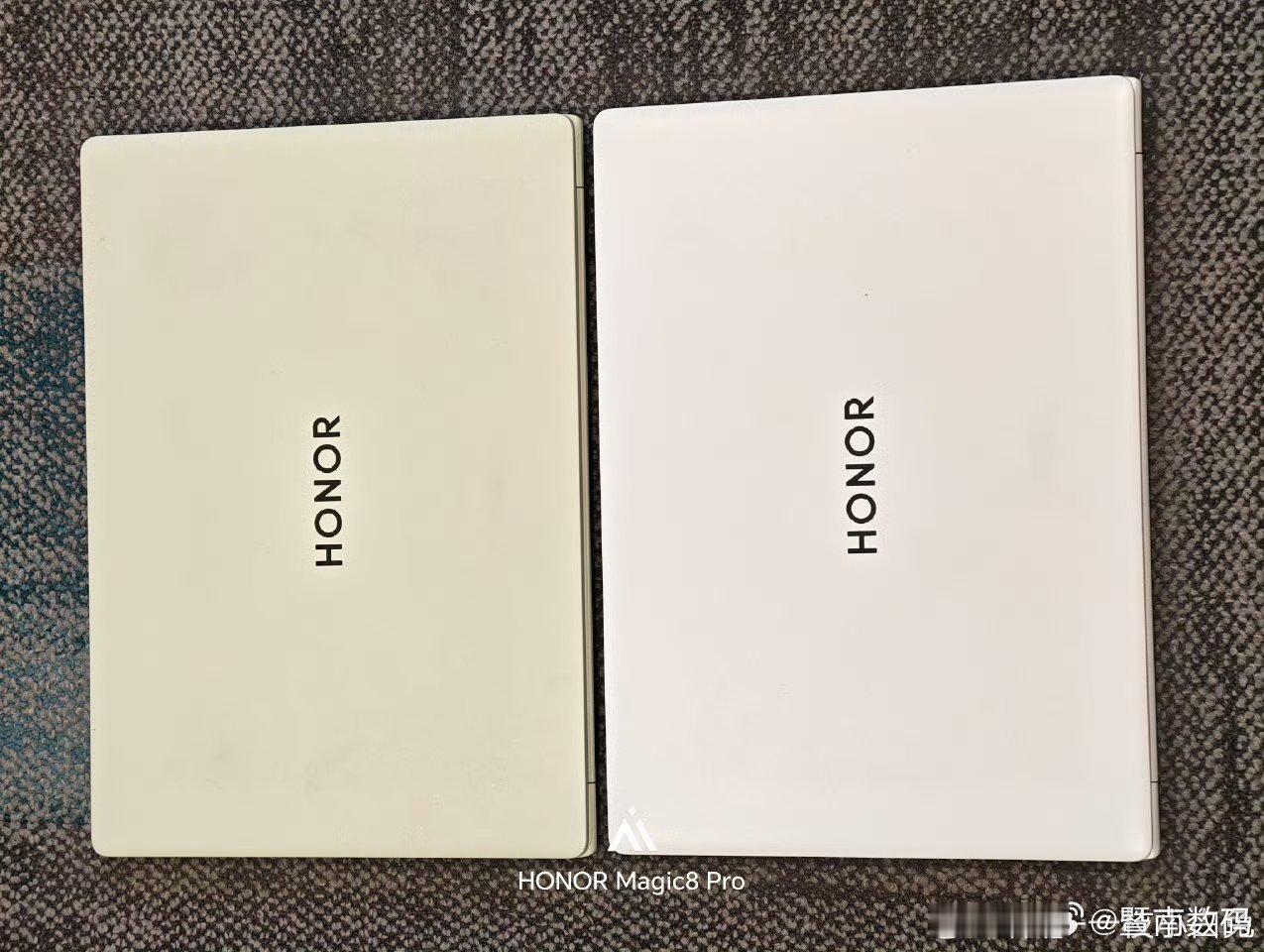 【荣耀 MagicBook Pro 14 2026 款笔记本白 & 绿真机亮相，