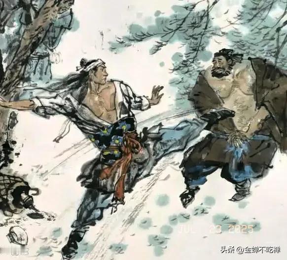 武松打蒋门神靠的全是耍阴招？翻了原著才知道，九尺壮汉输得太冤。
首先蒋门神真不是