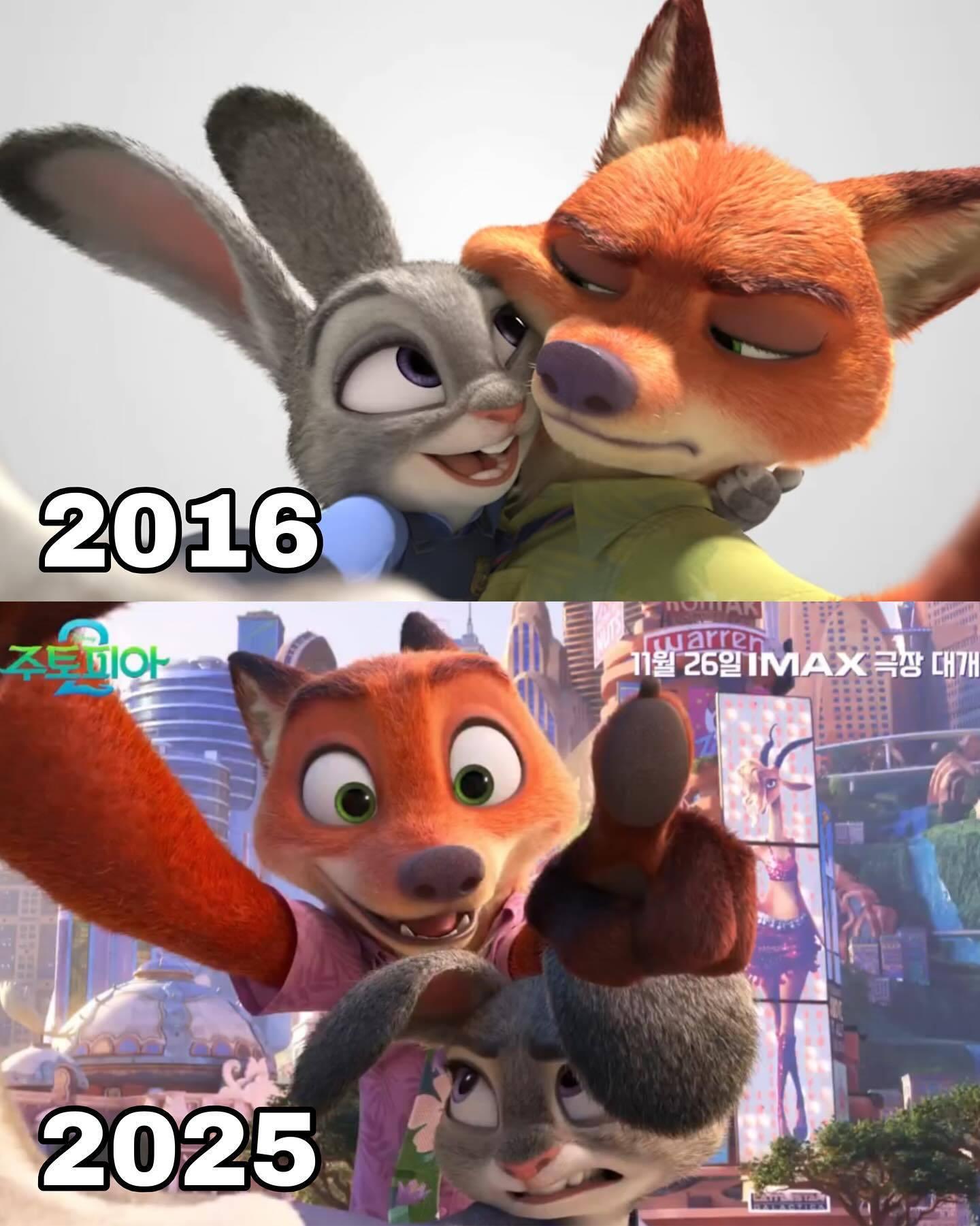 谁家同事会这样拍照？反正我和我同事不这样疯狂动物城2狐兔 ​​​