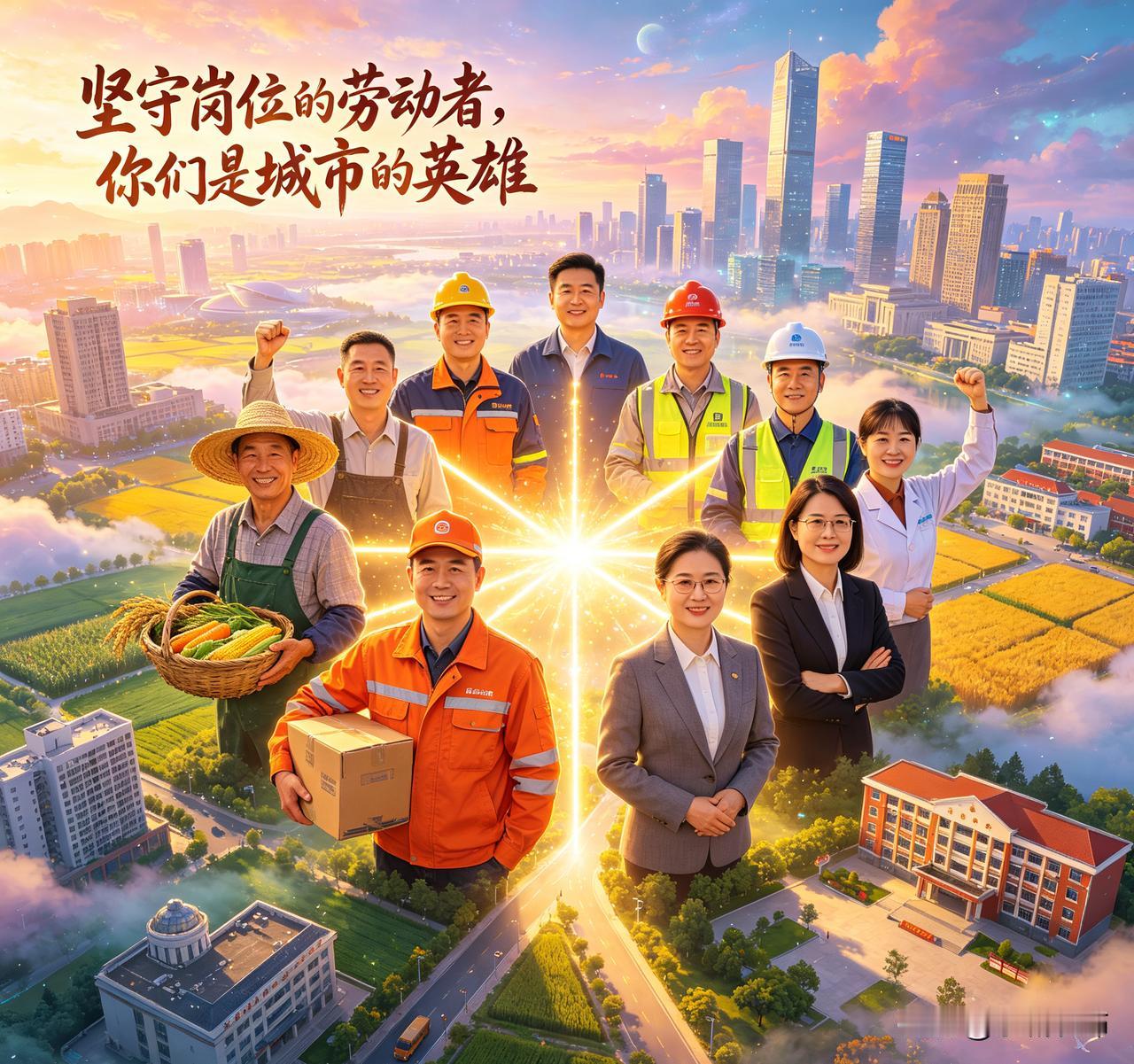 致敬坚守岗位的劳动者
五一国际劳动节：致敬每一份奋斗
劳动铸就荣光，奋斗书写华章
