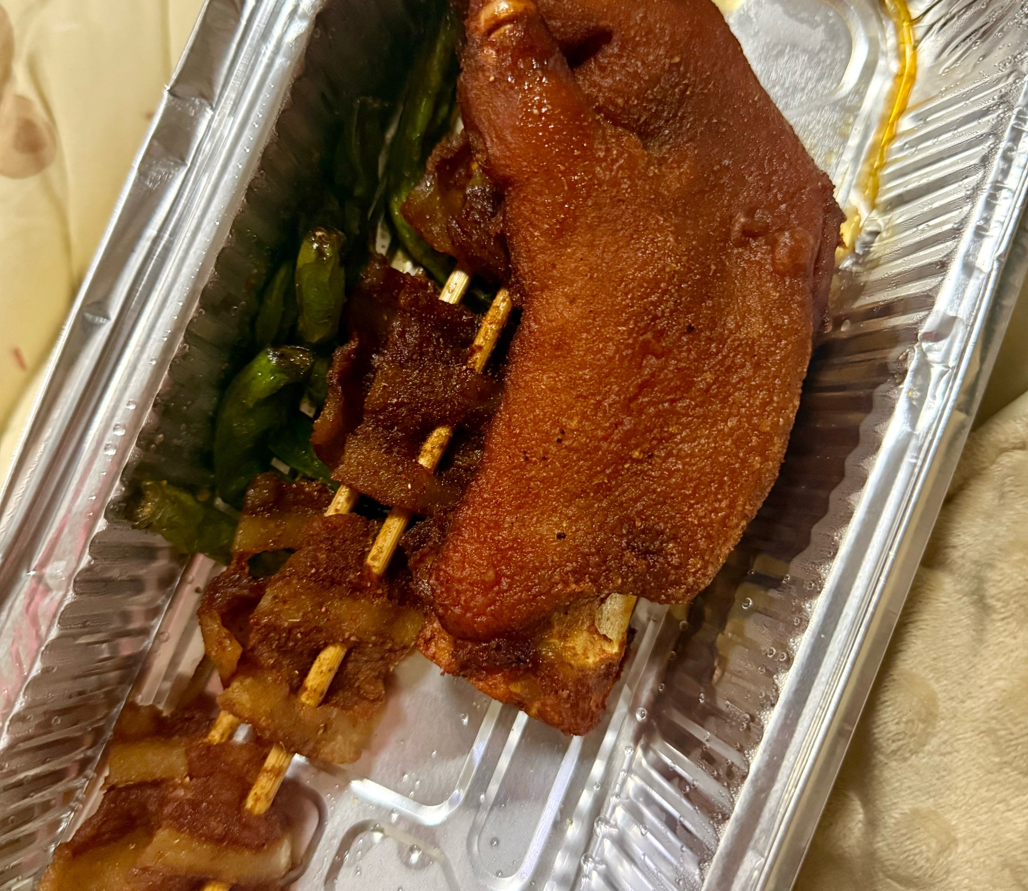 已吃完 