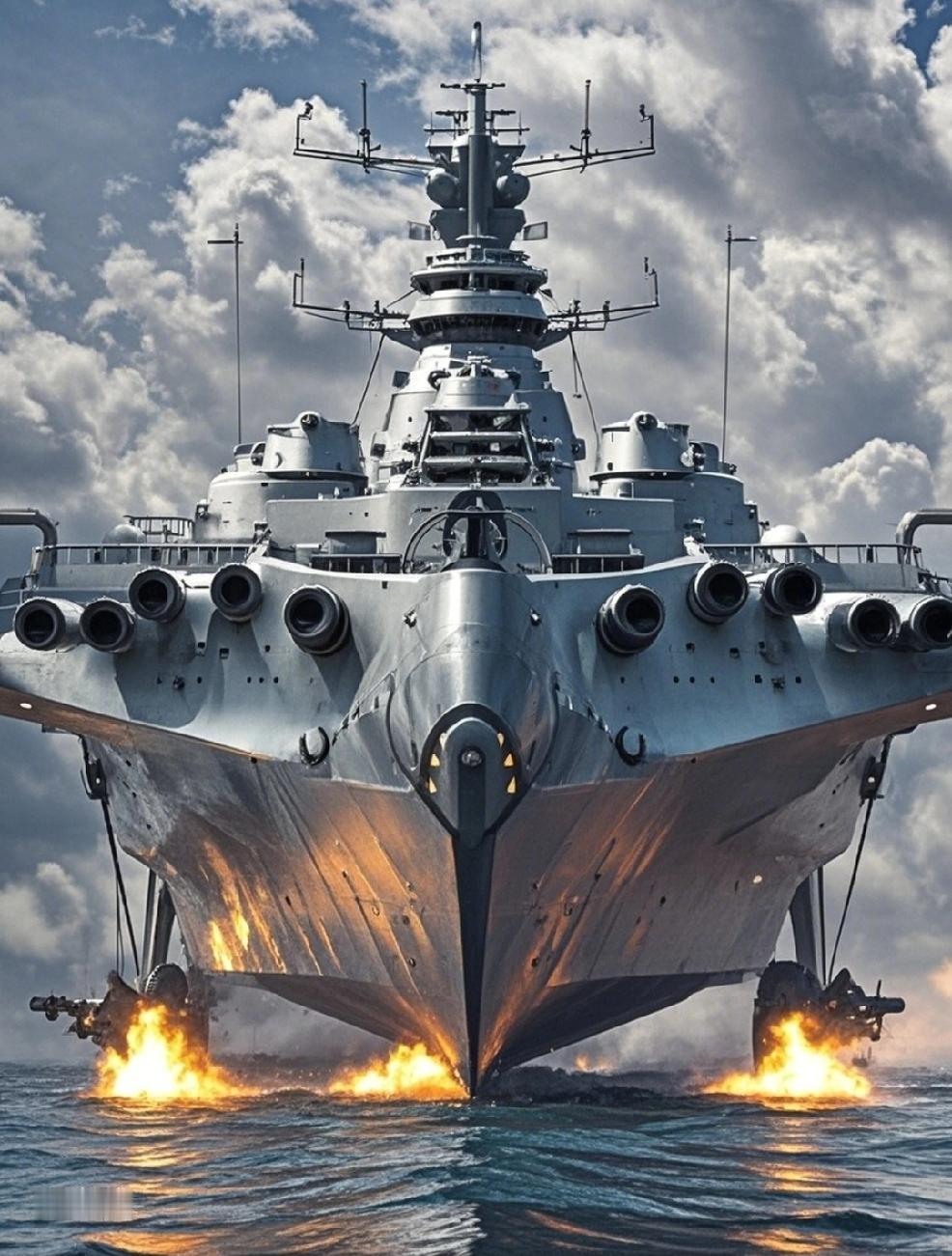 特朗普宣布造“特朗普级”战列舰，号称战力提升百倍，感觉就是在虚张声势。他说要造2