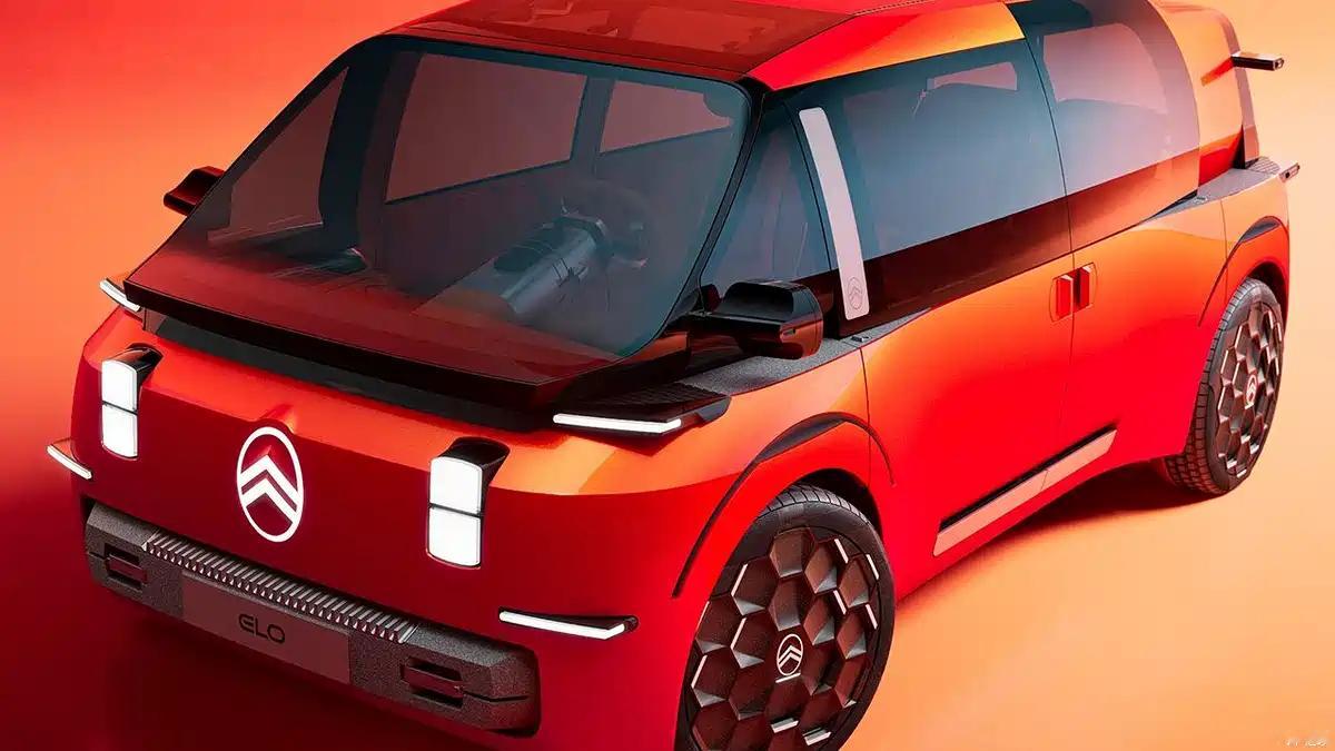 雪铁龙ELO概念车法国车总有一些奇奇怪怪的设计感觉就是大一号的老头乐 