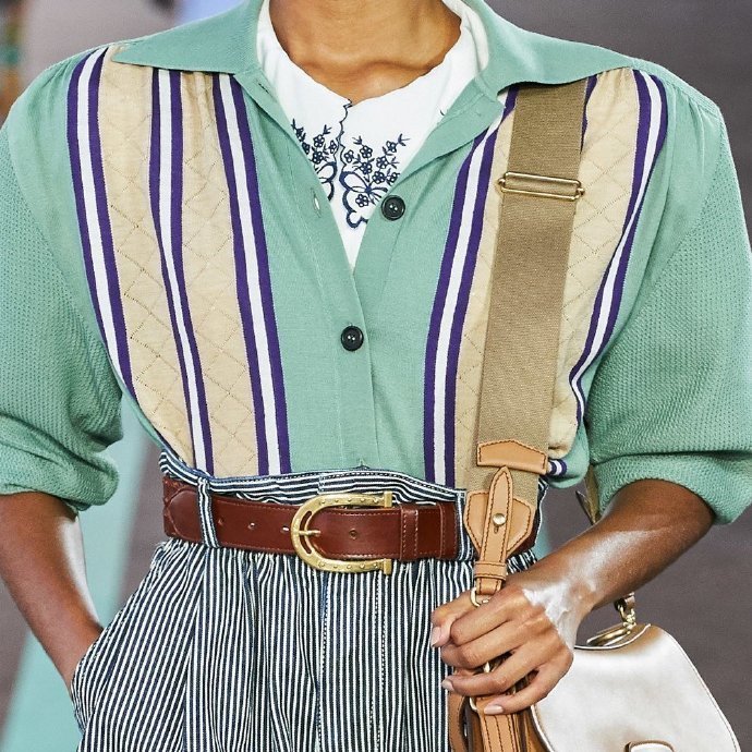 Miu Miu Resort 2020 details 复古十足的色彩搭配 