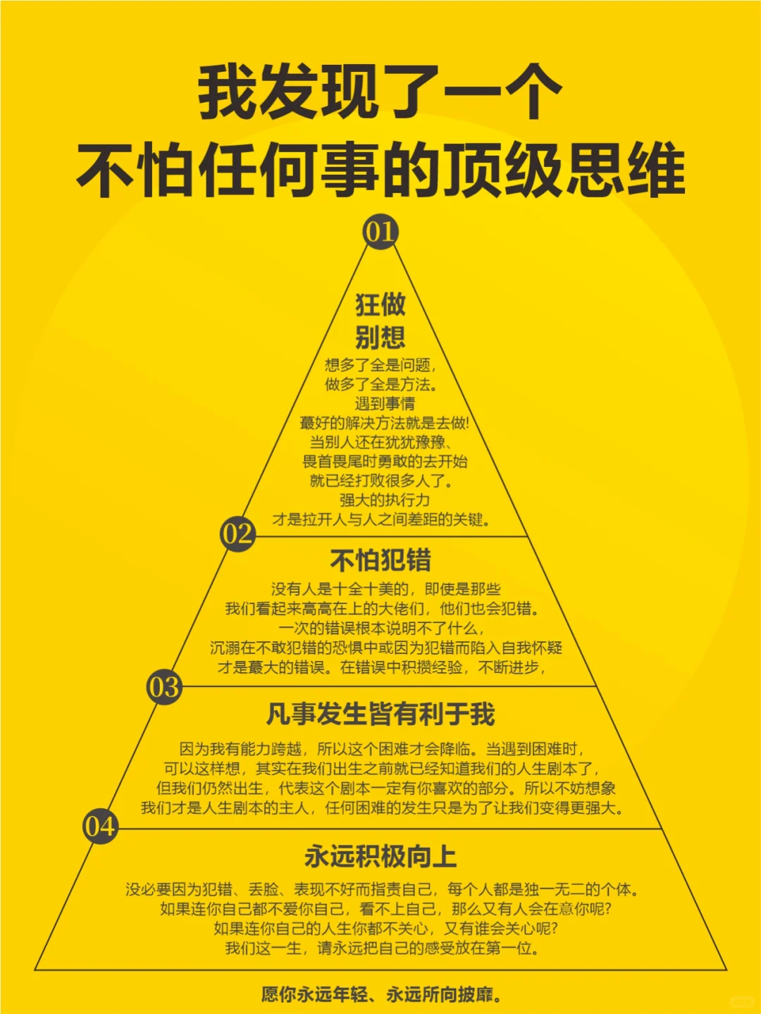 我发现了一个不怕任何事的顶级思维