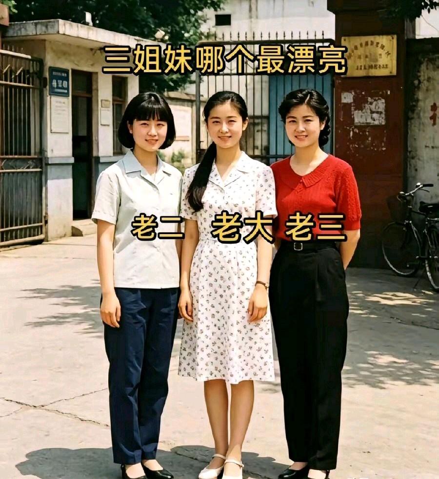 老大温婉，老二端庄，老三洋气，你想把老几娶回家做老婆，大胆说吧！我就娶老三了洋气