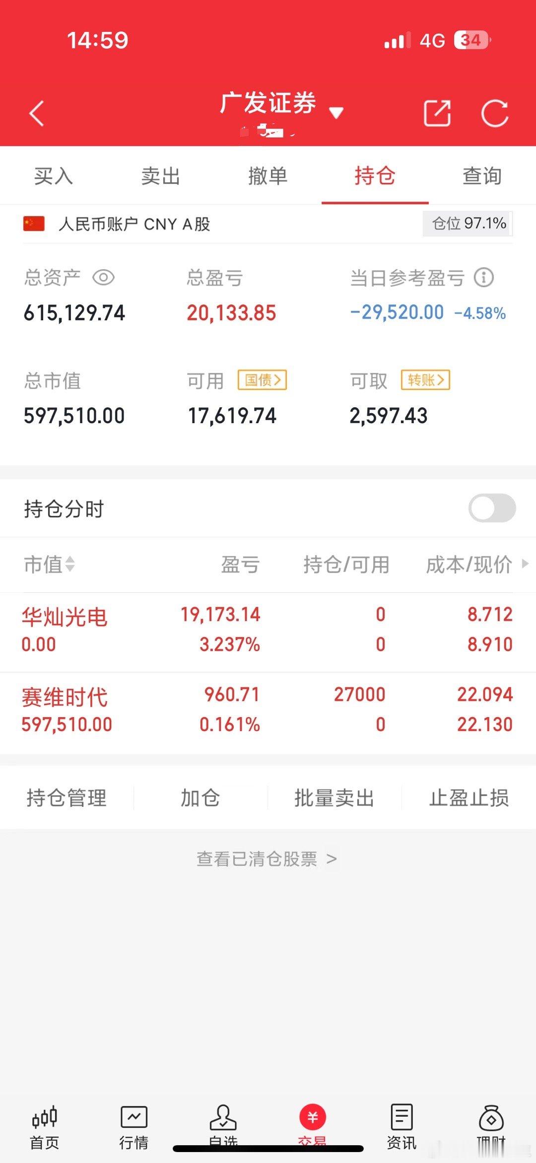 60万本金，目标一年做到600万，一年翻10倍（第20天）  今日买入：3013