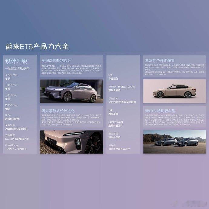 蔚来ET5T六大产品力大全蔚来 今年蔚来的爆发，并非昙花一现，技术堆叠与直击用户
