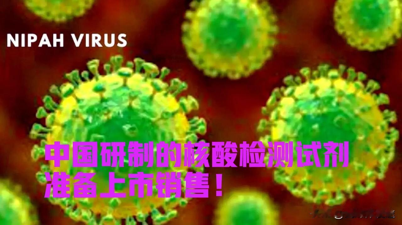 还是中国公司牛！中国企业圣湘生物研发的尼帕病毒核酸测定试剂盒（荧光PCR法）已准