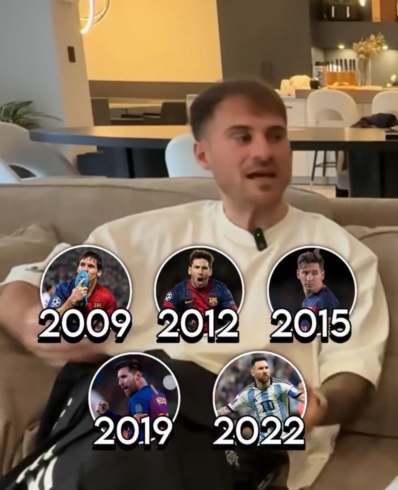 🎙你最喜欢哪个版本的梅西？💬麦卡利斯特：我选2022年卡塔尔世界杯上的那个版