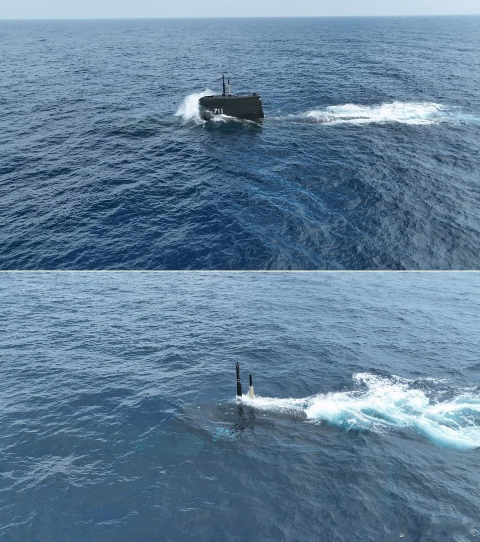 今晚，中国台湾省 ，台独团伙为印证“海鲲”潜水成功，只发了两张照片。黄媒不会说的