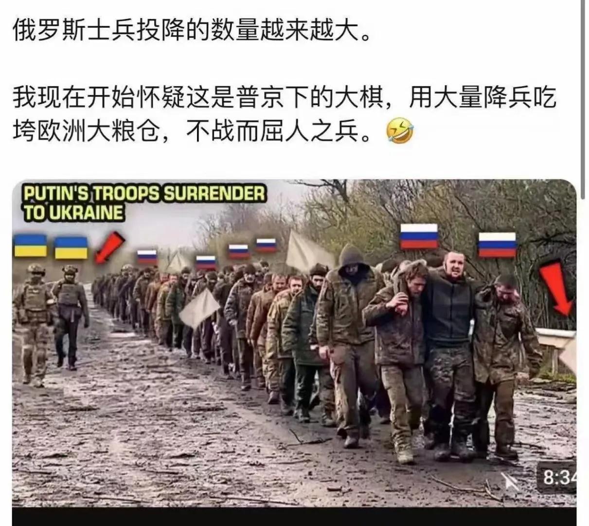 这脑洞也开得太大了
在俄乌战争中，大鹅一步步的：特别军事行动→特别军事互动→特别