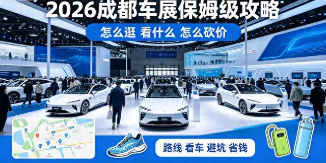 2026成都车展保姆级攻略！怎么逛、看什么、怎么砍价，一次讲透