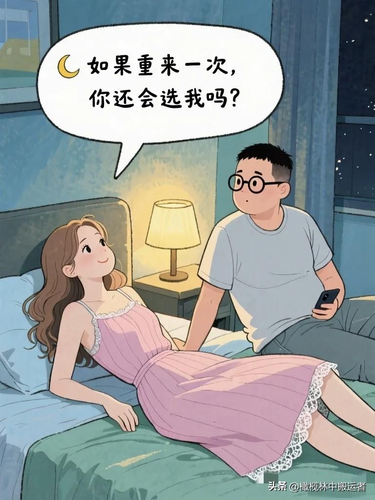 搞笑漫画：深夜妻子：