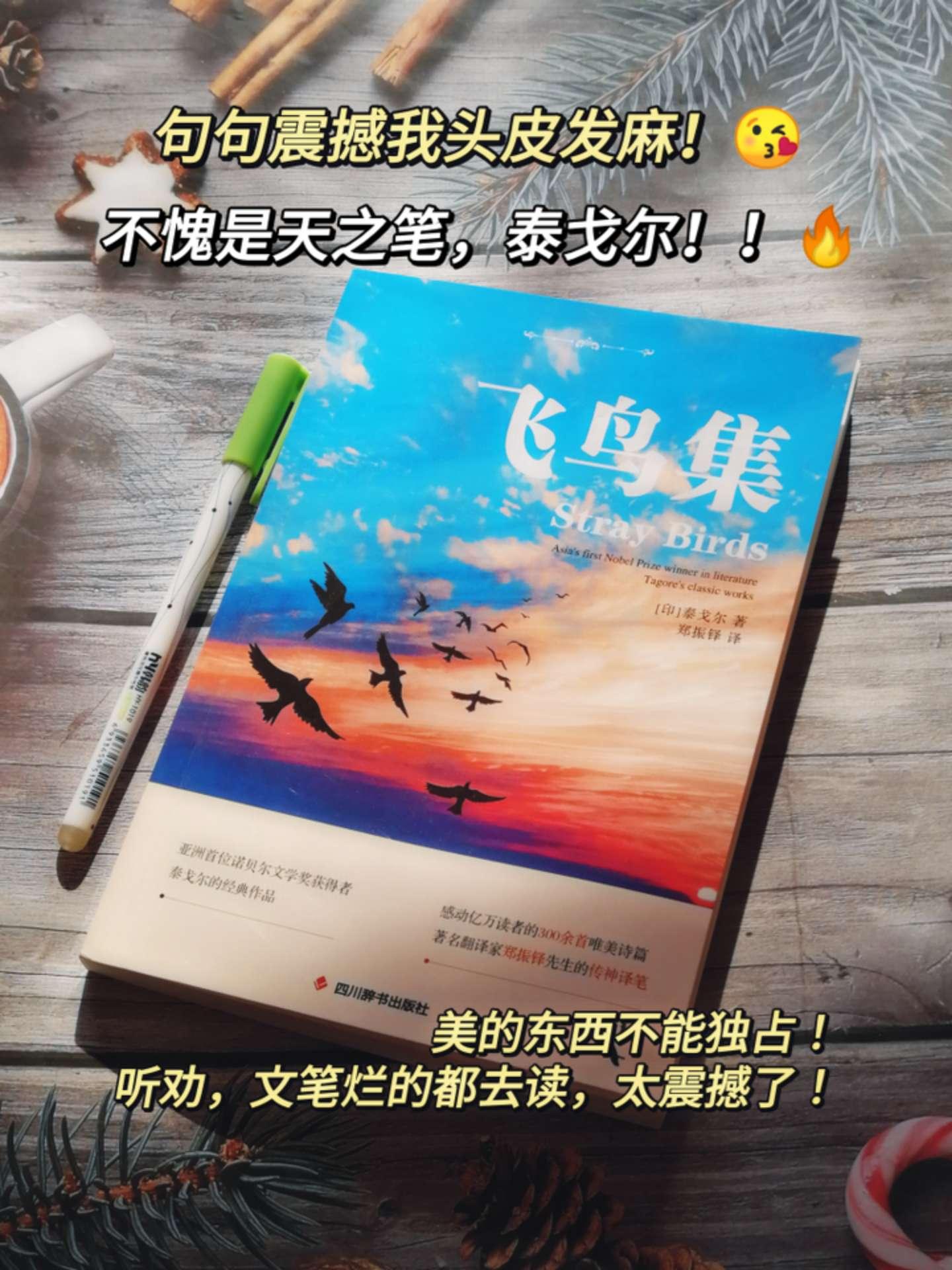浪漫窒息的飞鸟集！不愧是央妈连续六次推荐。文笔不好的往烂里读！读完写作...