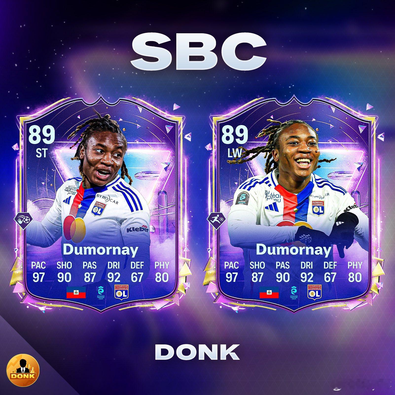 Future Stars未来之星迪莫奈的SBC将会推出。 