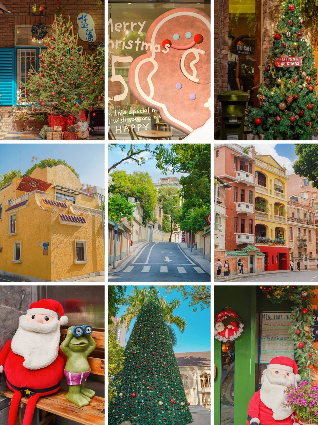 东山口圣诞氛围拉满，不走回头路游玩路线