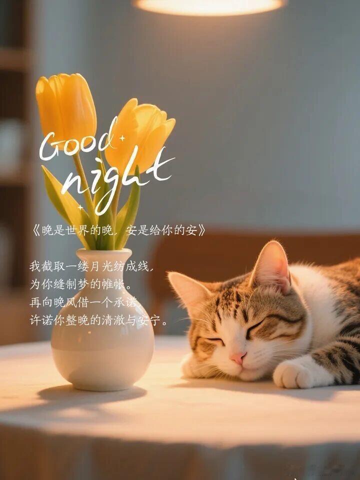 晚安[超话] 人生路上，风雨本就是平常。熬过那些难熬的时光，就会遇上属于你的温柔