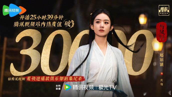 #腾讯2024两部剧破30000# 腾讯2024两部破30000的剧，赵丽颖、林