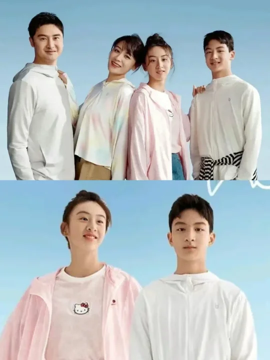 有一说一❗田亮一家太像了吧！！