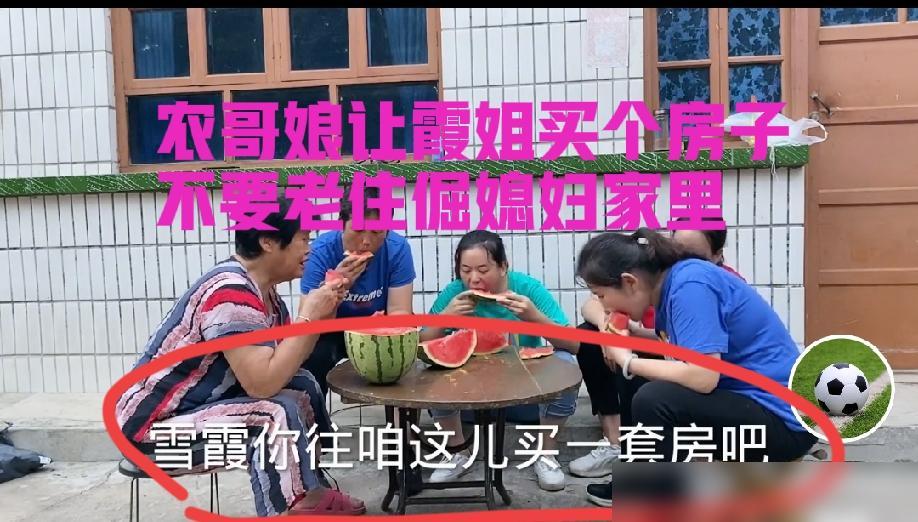 农哥娘让霞姐在内丘县城买一套房子，这样的话回来住也方便，要不然她平常回来都老住在
