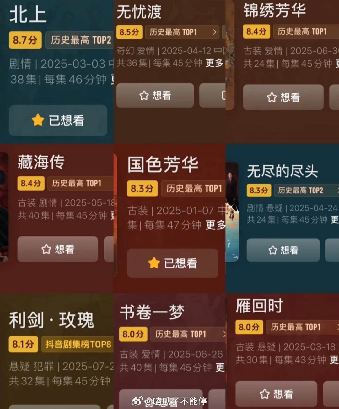 剧集评分破8汇总，有没有你看过好看的剧[抱一抱] ​​​