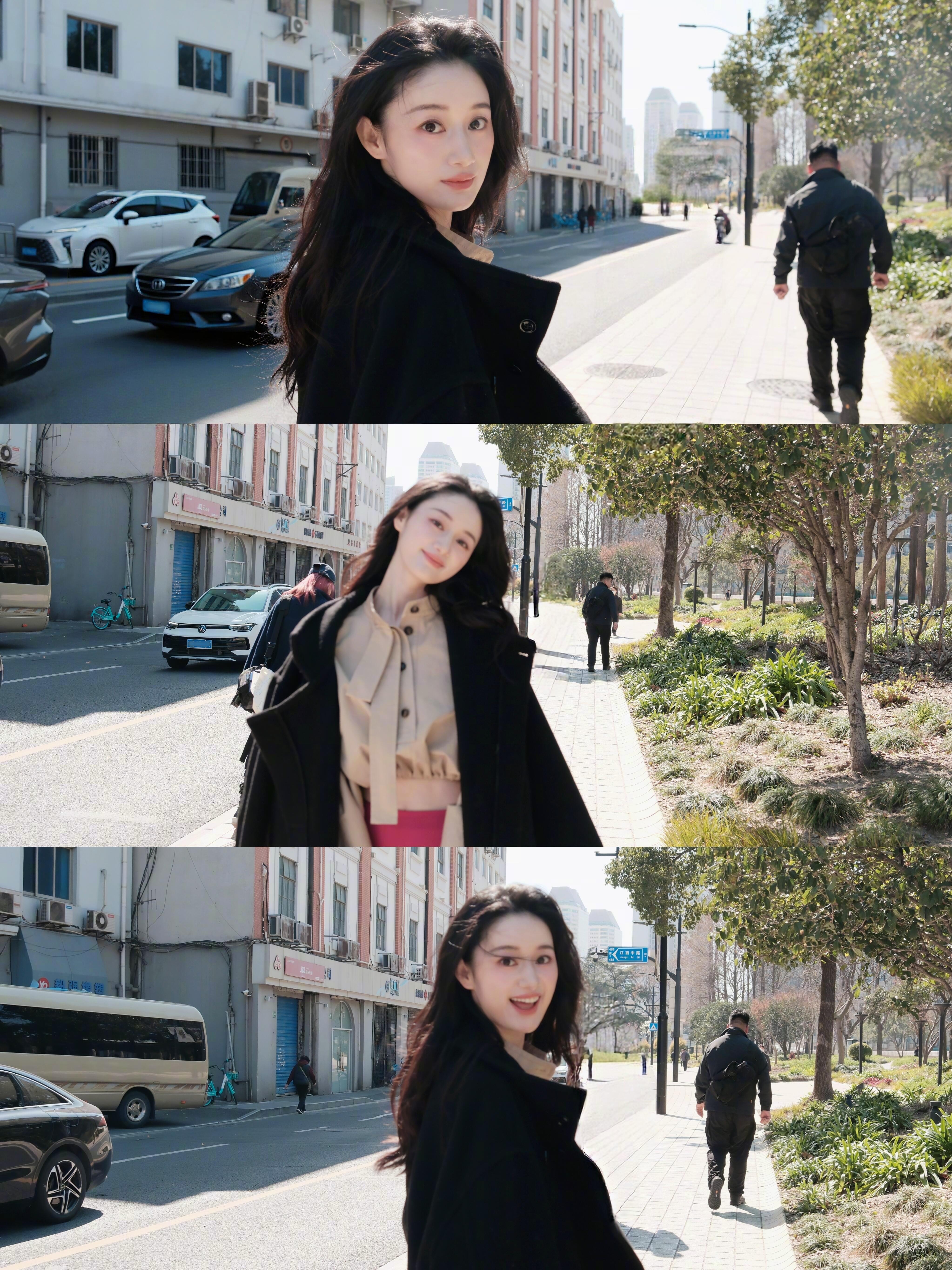 #早安咪语##郭晓婷早春私服穿搭#干净清澈又舒展，自带一种不媚俗的英气，越看越有