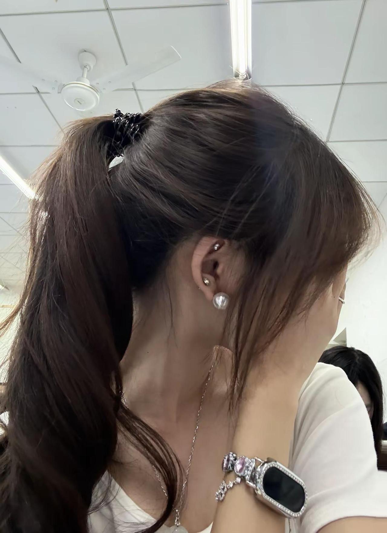 完美高马尾