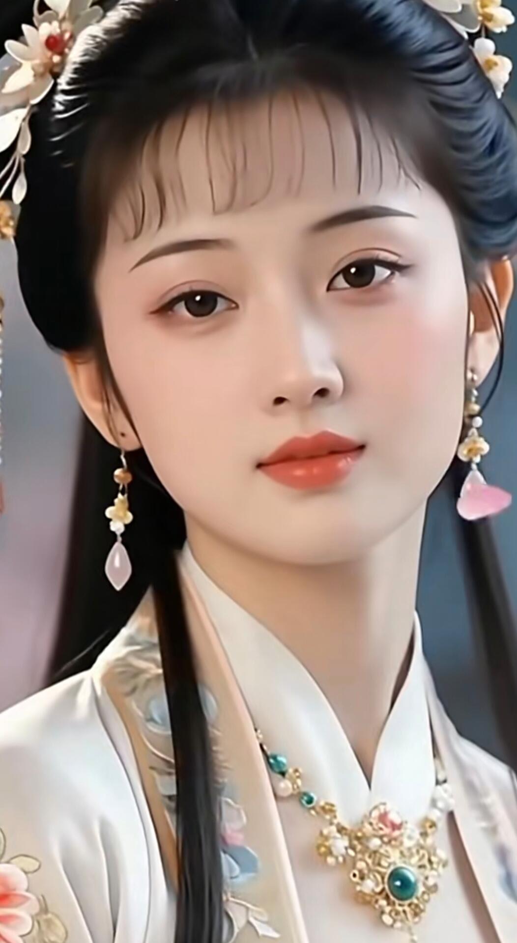 古风美女，精致妆容，优雅气质，韵味十足！