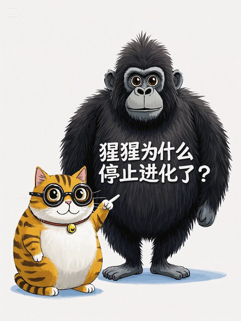 胖咪博士厚：进化论的终点是上班！！！