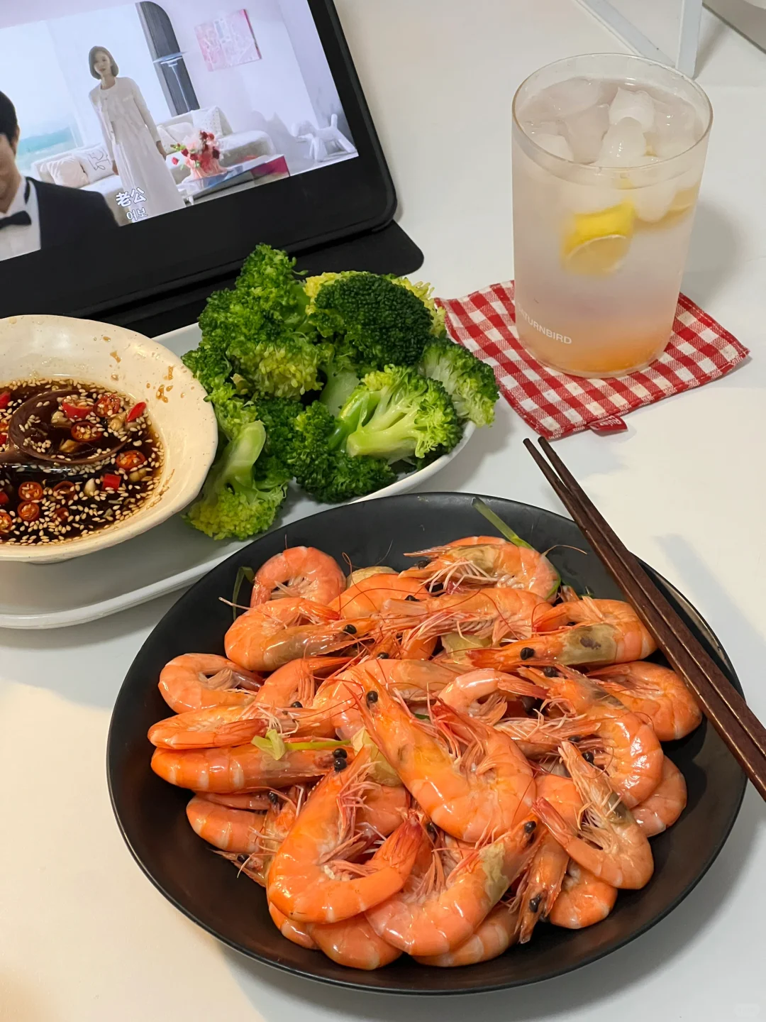 🦐超级健康的一顿晚餐！